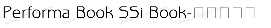 Performa Book SSi Book字体转换